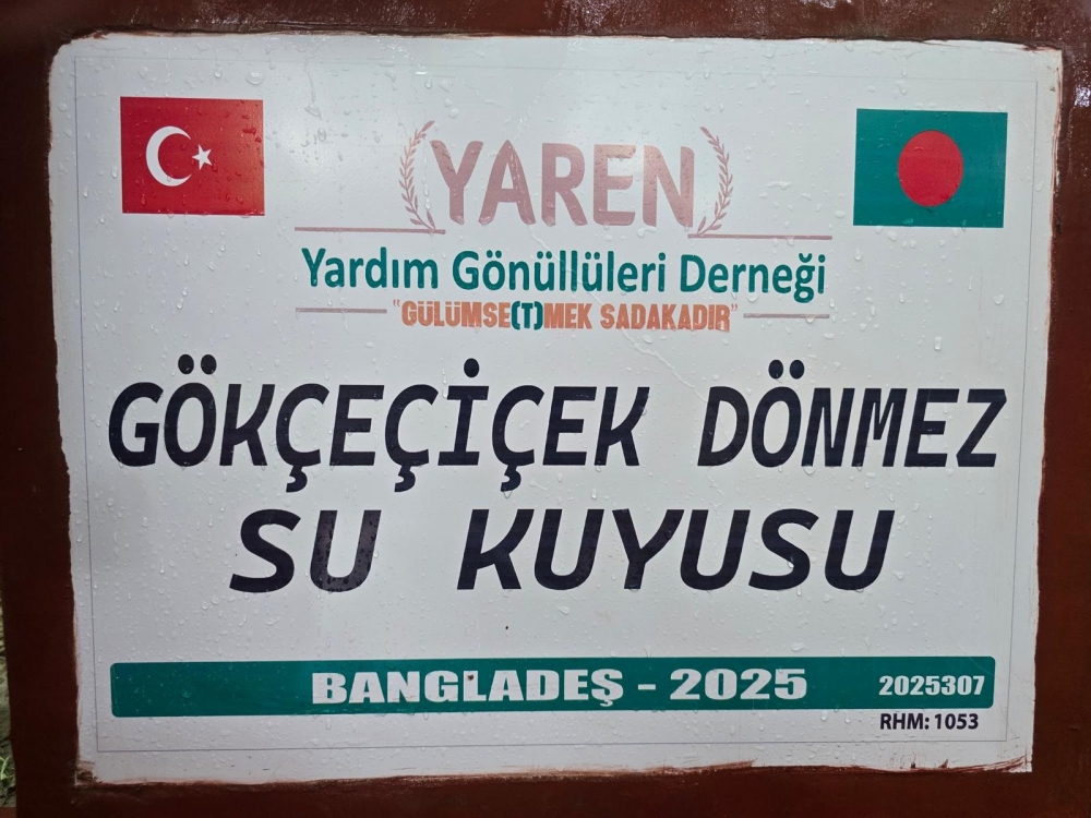 ARAKAN -BANGLADEŞ; Su kuyusu açılışı...