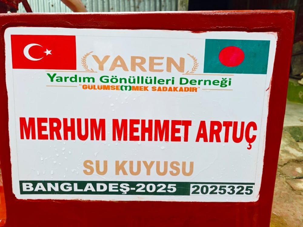 ARAKAN -BANGLADEŞ; Su kuyusu açılışı...