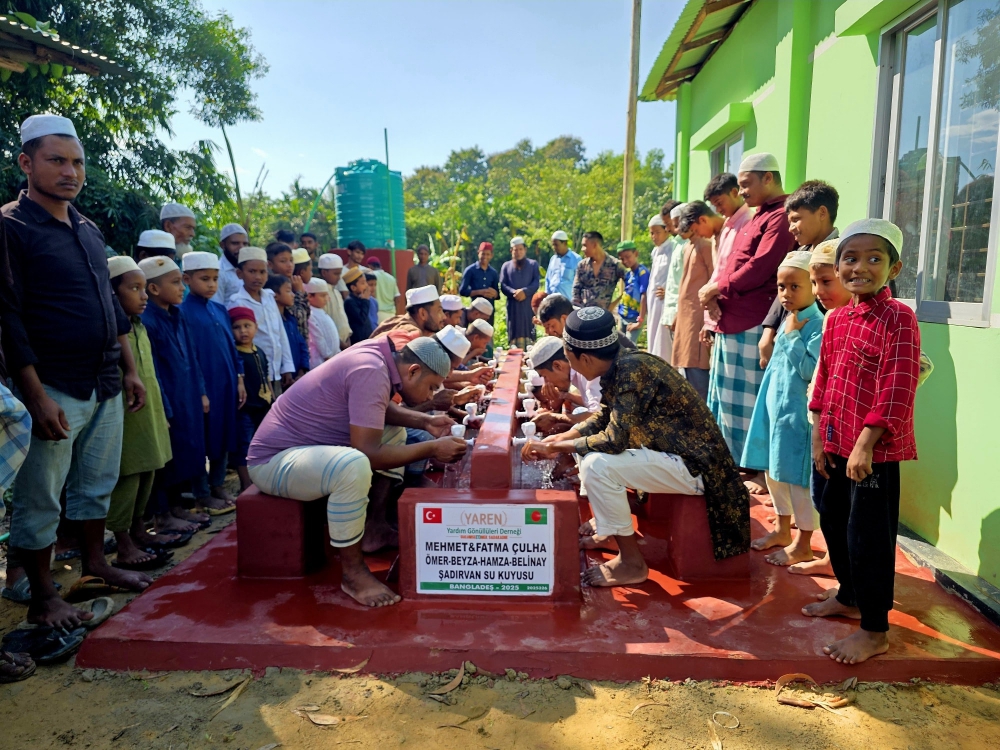 ARAKAN -BANGLADEŞ; Su kuyusu açılışı...