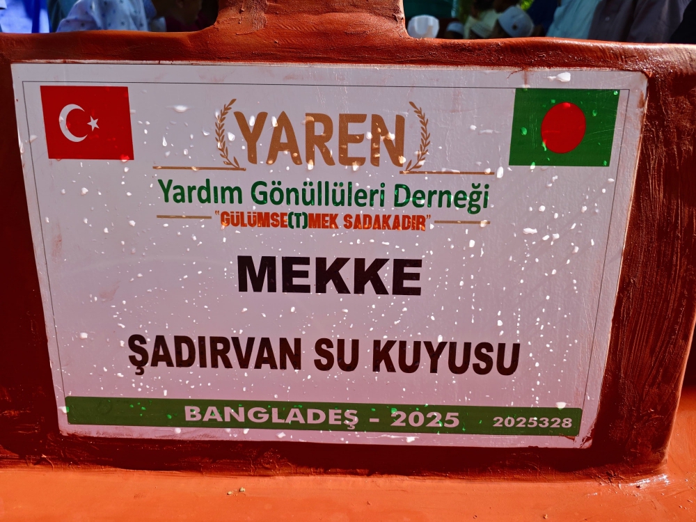 ARAKAN -BANGLADEŞ; Su kuyusu açılışı...