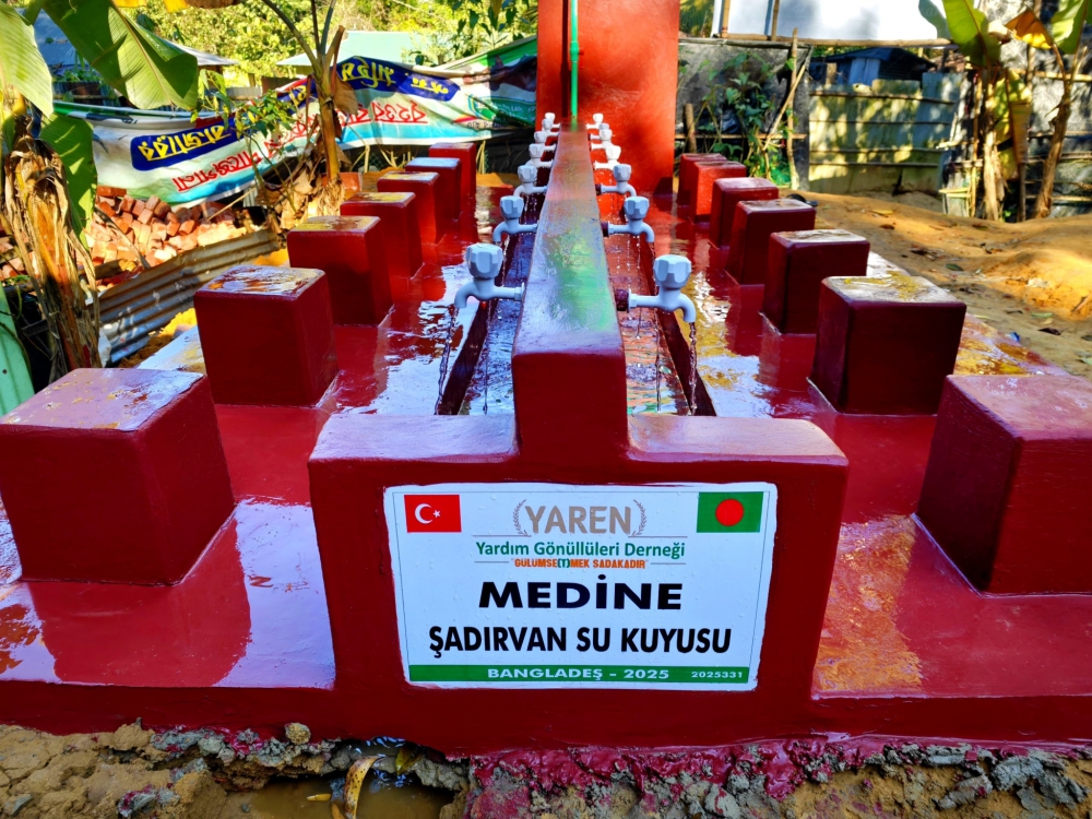 ARAKAN -BANGLADEŞ  Su kuyusu açılışı...