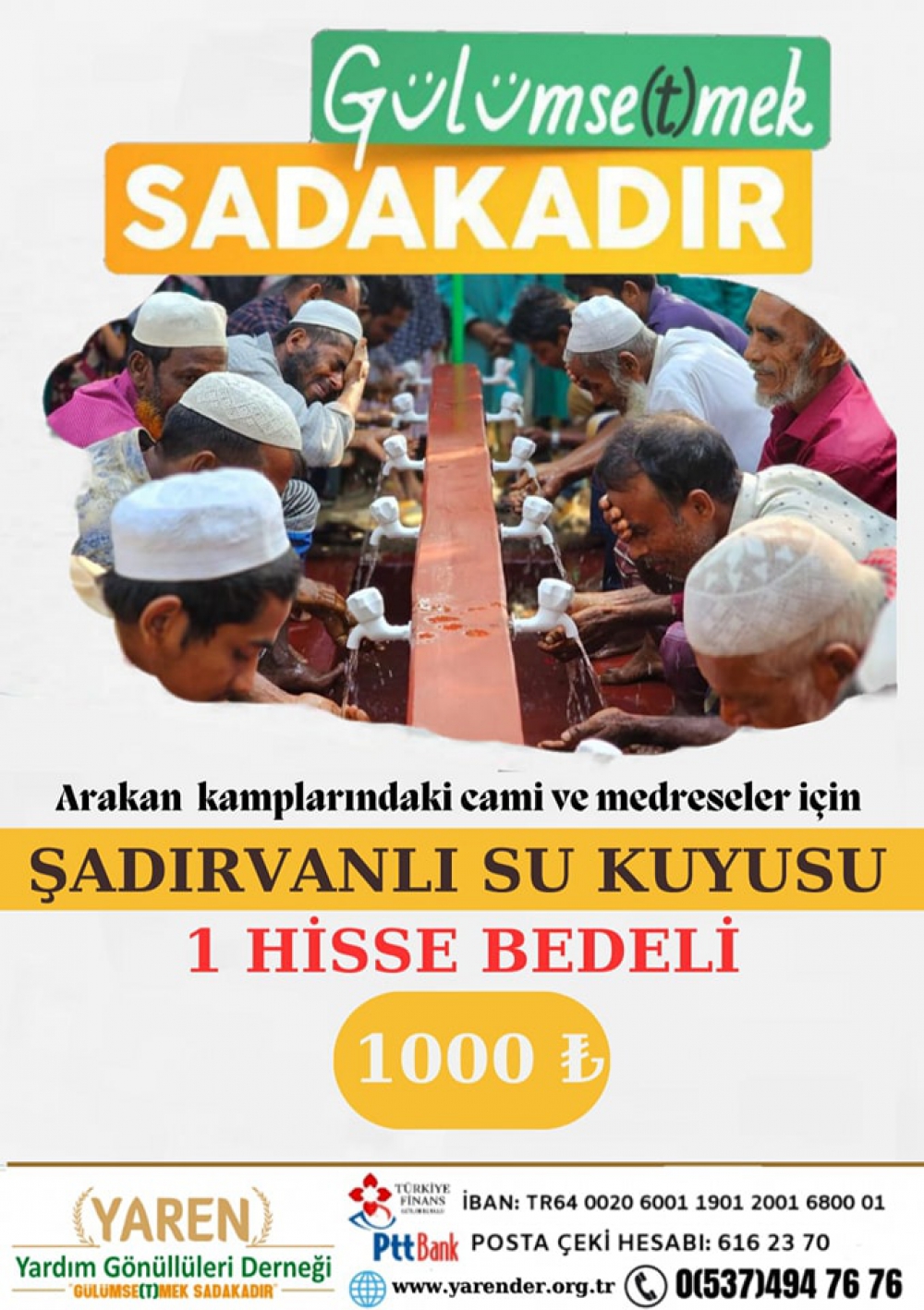 ARAKAN da hisse bedeli su kuyusu açılışlarımızı başlatıyoruz.