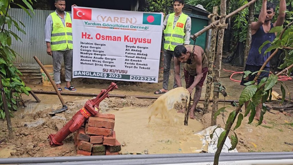 BANGLADEŞ de Hz. Osman su kuyusu açılışını gerçekleştirdik