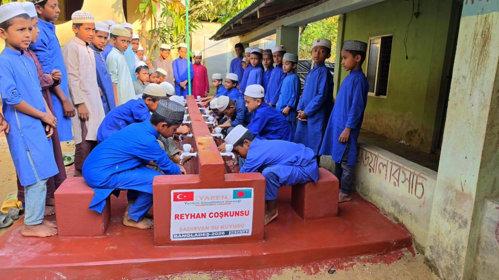 BANGLADEŞ; Şadırvanlı su kuyusu açılışı …