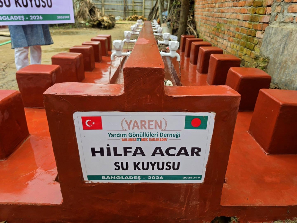 BANGLADEŞ; Şadırvanlı su kuyusu açılışı...