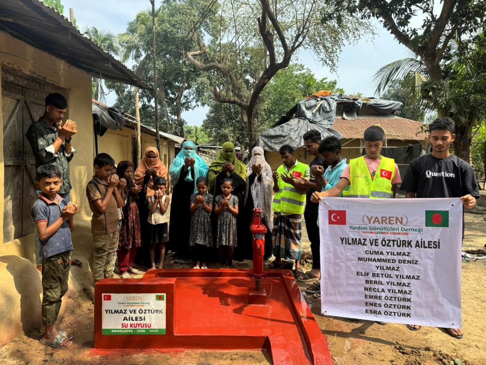 BANGLADEŞ; Tulumba su kuyusu açılışı …
