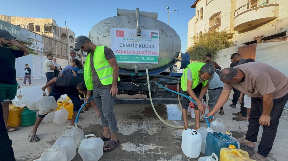 GAZZE-2026; Tanker su dağıtım…