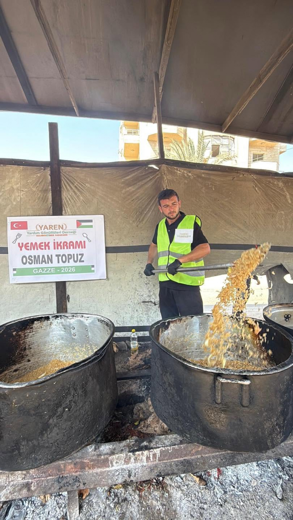 GAZZE; Yemek ikramı…