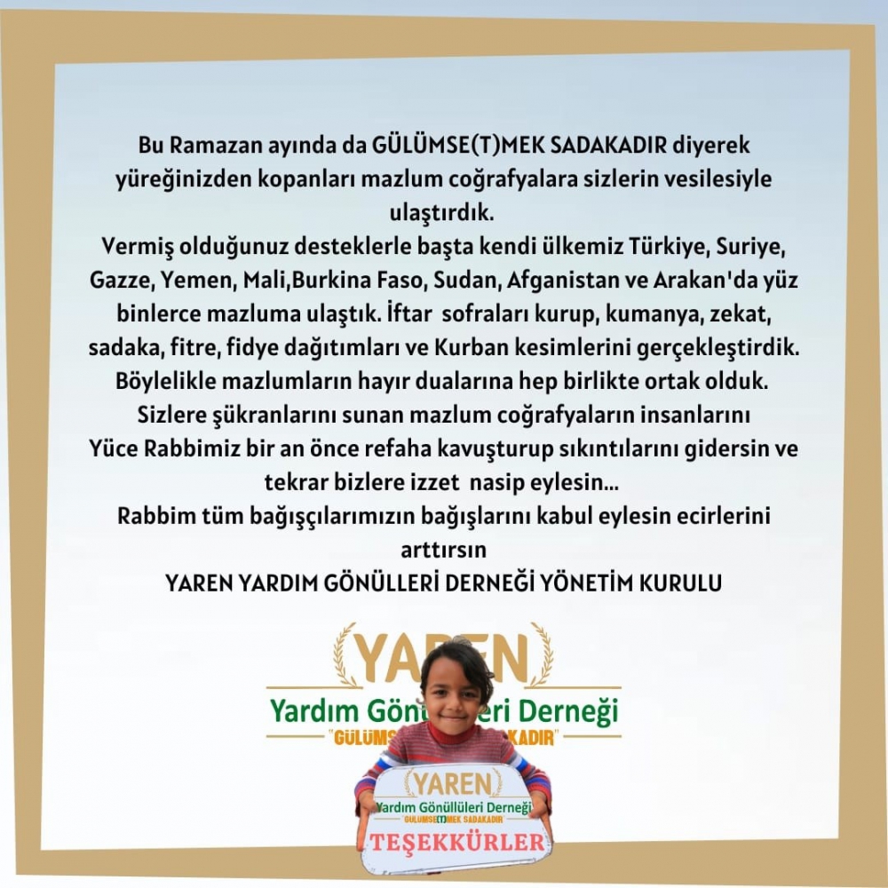 GÜLÜMSE(T)MEK SADAKADIR