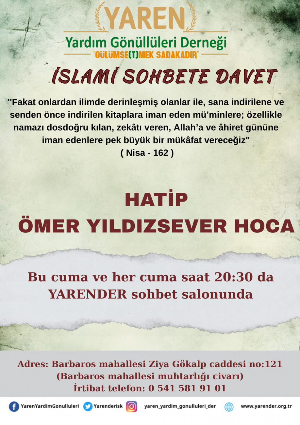 İSLAMİ SOHBETE DAVET