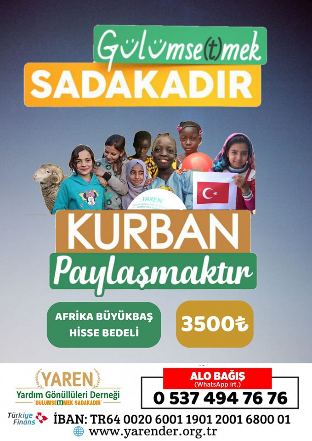 KURBAN ÇALIŞMALARIMIZ DEVAM EDİYOR