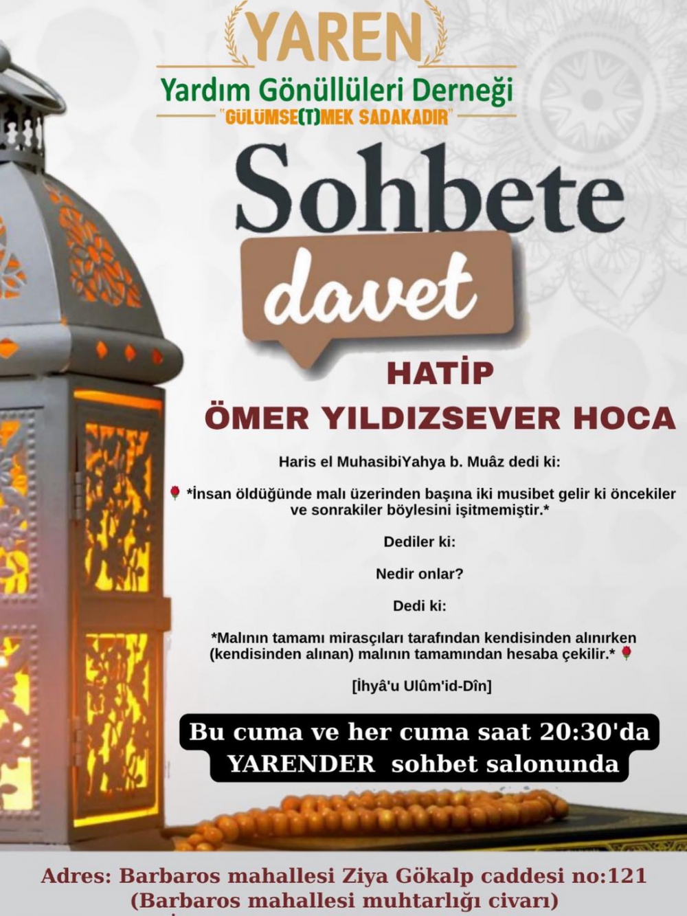 SOHBETE DAVET