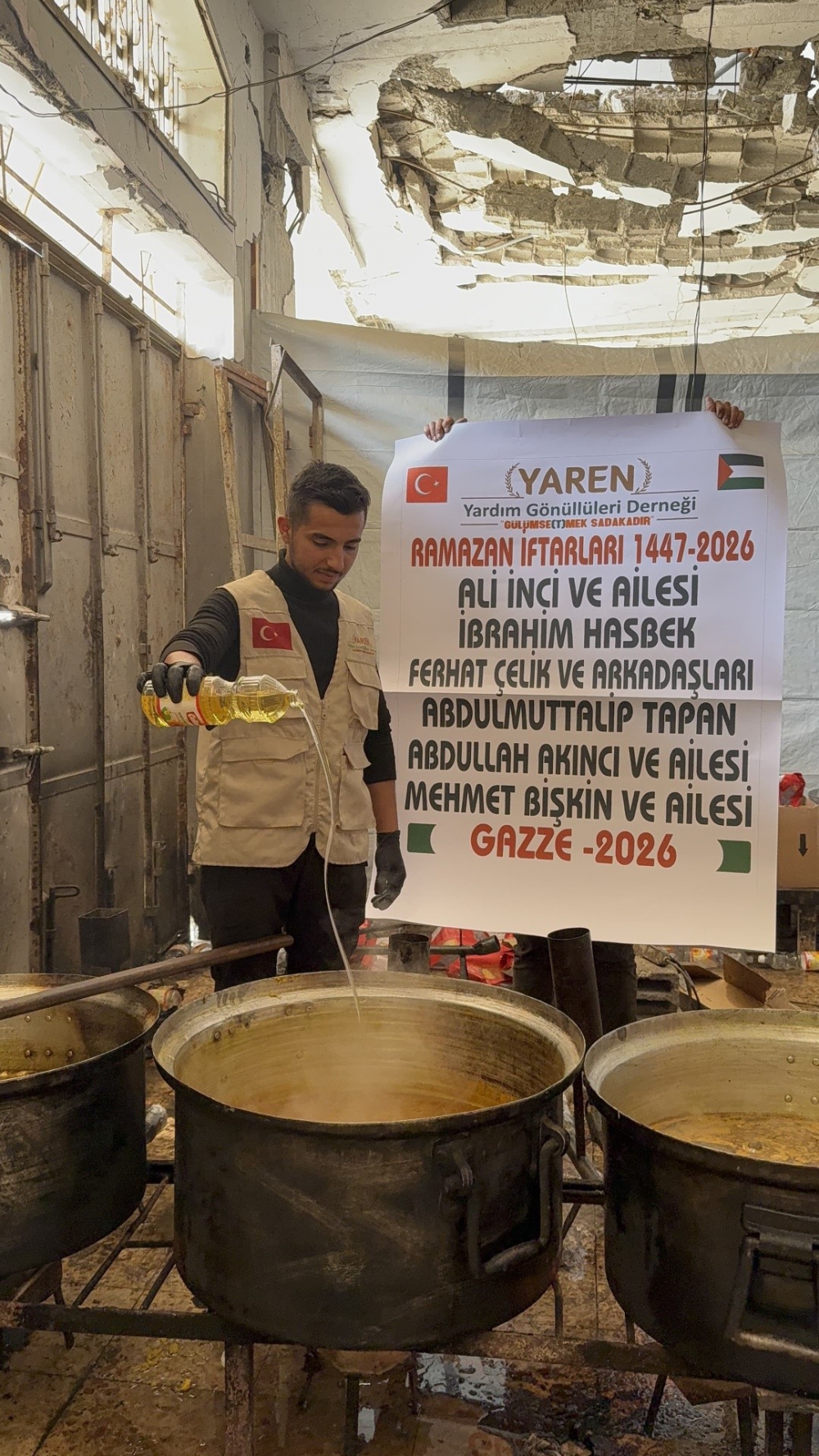 Yardım çalışmalarımız devam ediyor...